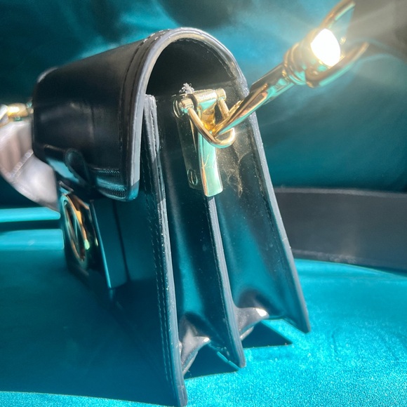 Valentino by Mario Valentino - SCARLETT ROPE LEATHER CROSSBODY IN BLACK - Picture 9 of 14